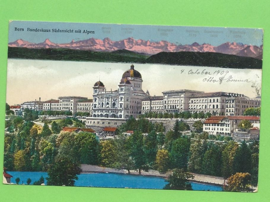 Cartoline postali: Bern Bundeshaus – Usato da Zürich venduto da t24_de