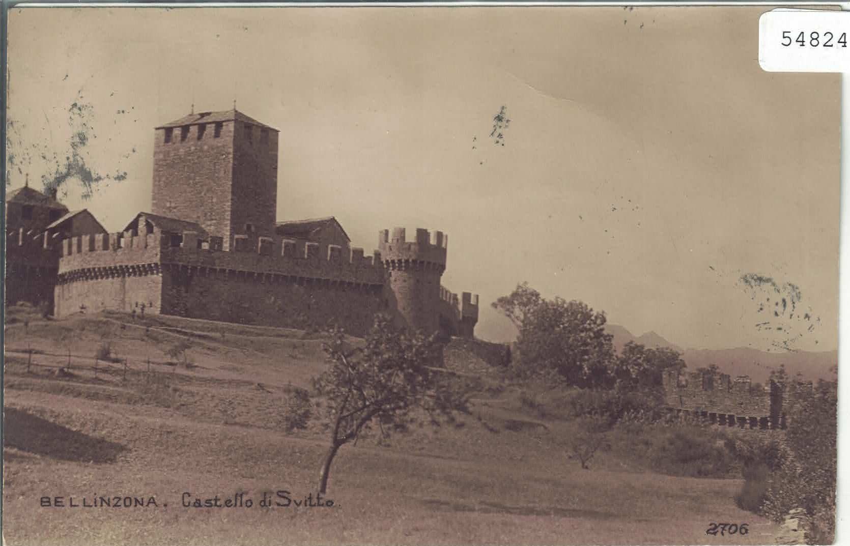 Cartoline postali: Bellinzona - Castello d'Svitto – Usato da Ettingen venduto da Kartenplanet