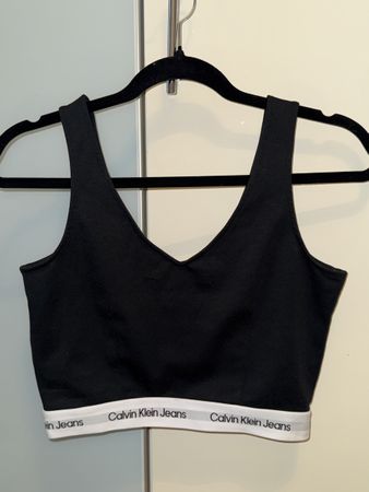 SCHWARZES CALVIN KLEIN BUSTIER
