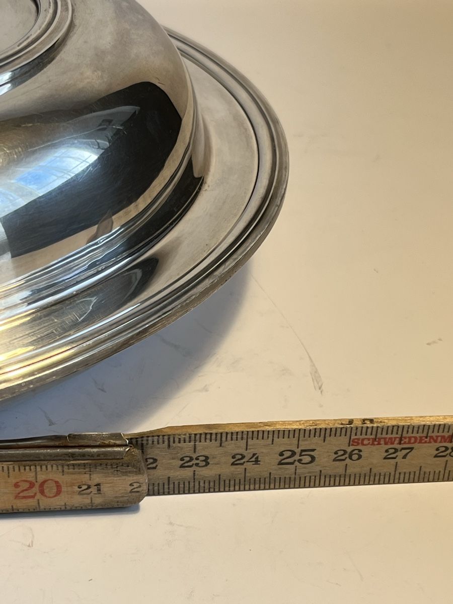 Piatti di portata: Plat de présentation  en métal plaqué argent – Usato da Lausanne venduto da joltei 5