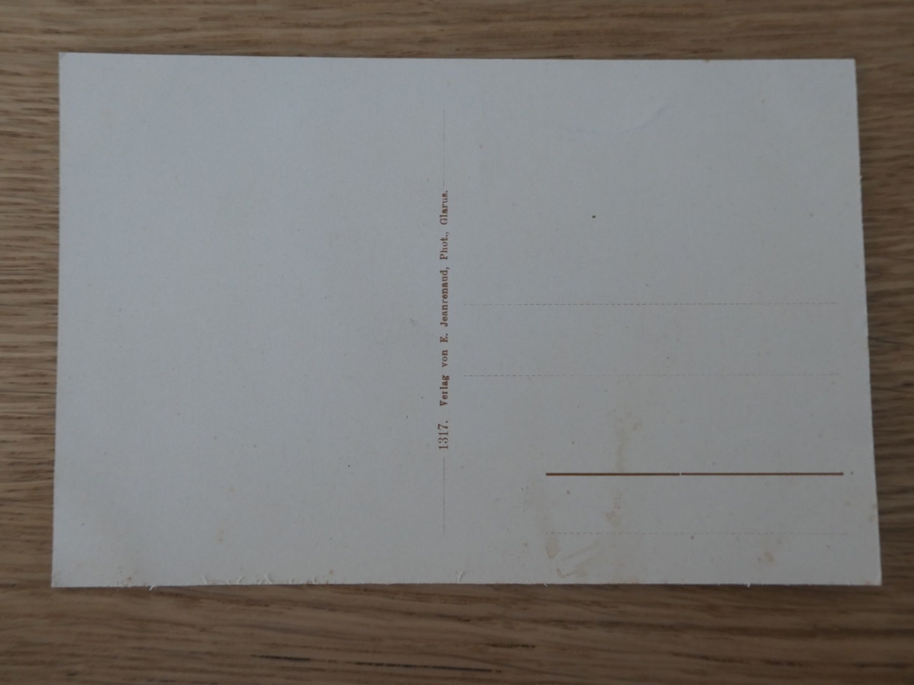 Cartoline postali: Glarus Bahnhof mit Springbrunnen - ungelaufen - Litho – Usato da Bassersdorf venduto da F-104fan 1