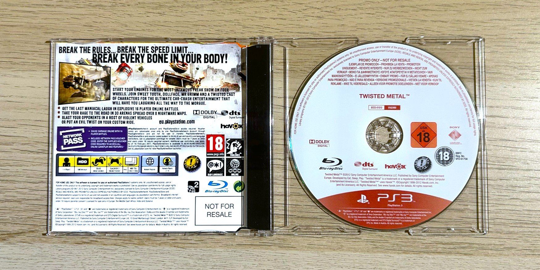 Sony Giochi: Twisted Metal Promo PS3 – Usato da St. Gallen venduto da Alpine.Arcade 1