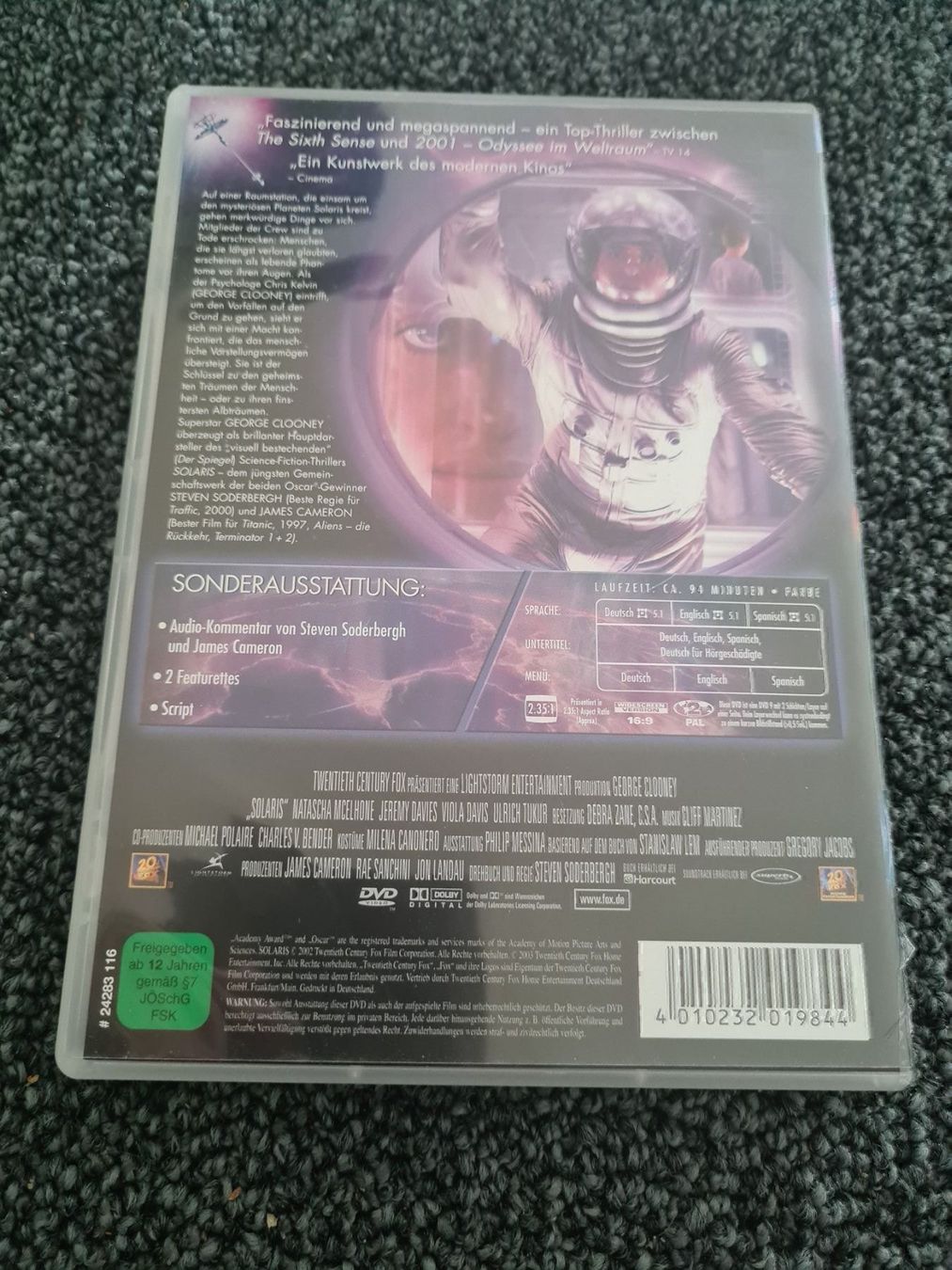 Tutti i DVDs: SOLARIS (7178) – Usato da Ruswil venduto da Ruck.Zuck. 1