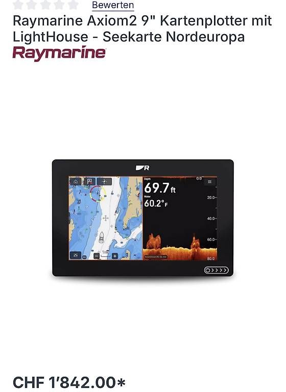Sistema di controllo: Raymarine axiom surface/flush 9 pouces – Usato da Clarens venduto da bad_2lyz