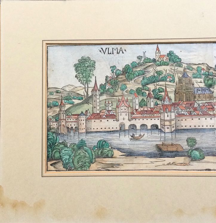 Grosse Kolorierte HolHolzschnitt von Wilhelm PLEYDENWURFF Kaufen auf