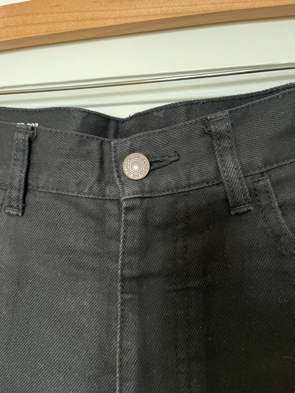 Celine Jeans: CELINE SLIM STRAIGHT DENIM BLACK – Usato da Zürich venduto da Ankawhi 3