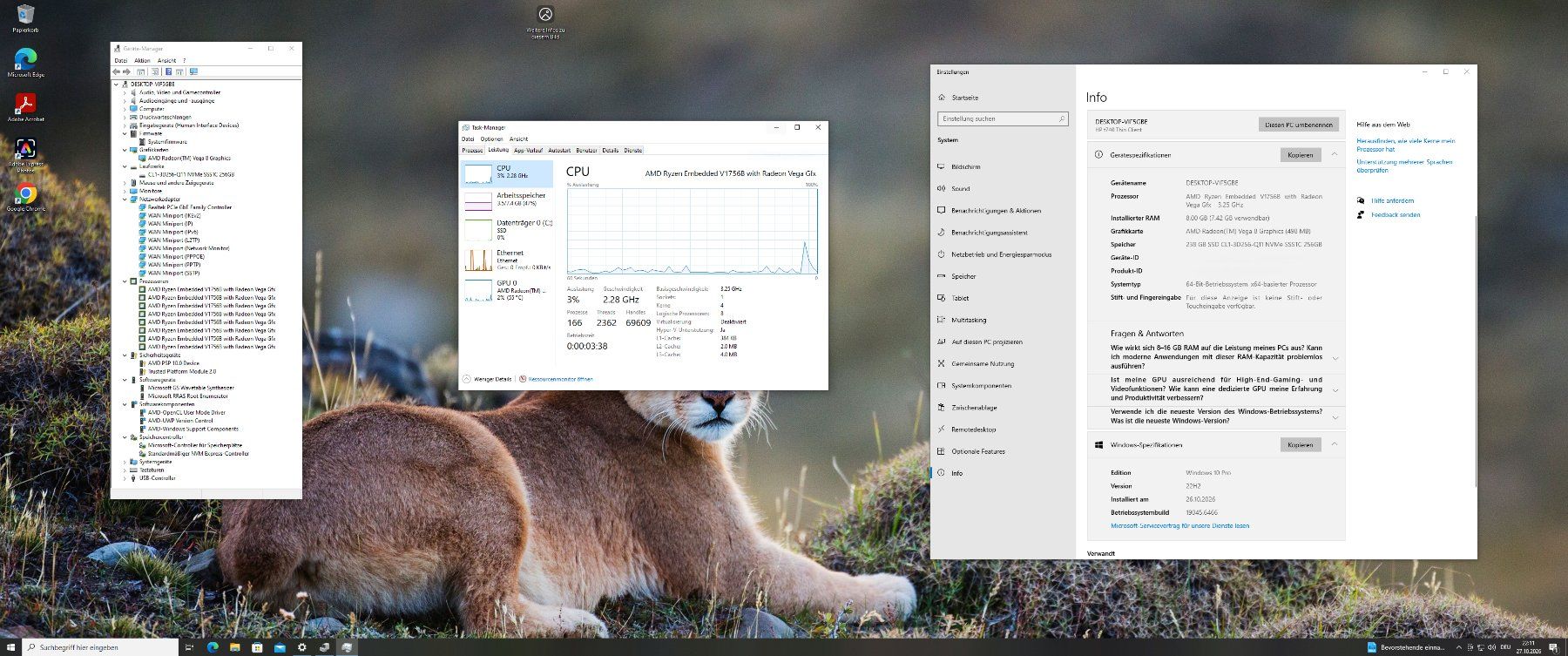 Hewlett Packard PCs: HP t740 PC ThinClient - Windows 10 Pro – Gebraucht aus Spreitenbach von PremiumNotebooks 6
