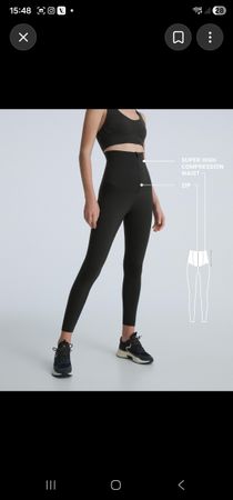 Oysho High Waisted Zipper Leggings