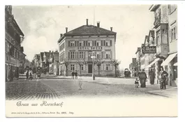 Gruss aus Rorschach (SG) Hotel Bodan - Goldschmied - um 1905