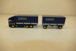 Herpa 1:87: MB 2543 Sattelzug Central Trailer Rentco