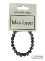 Echtstein Chakra Armband 8mm / Map Jasper
