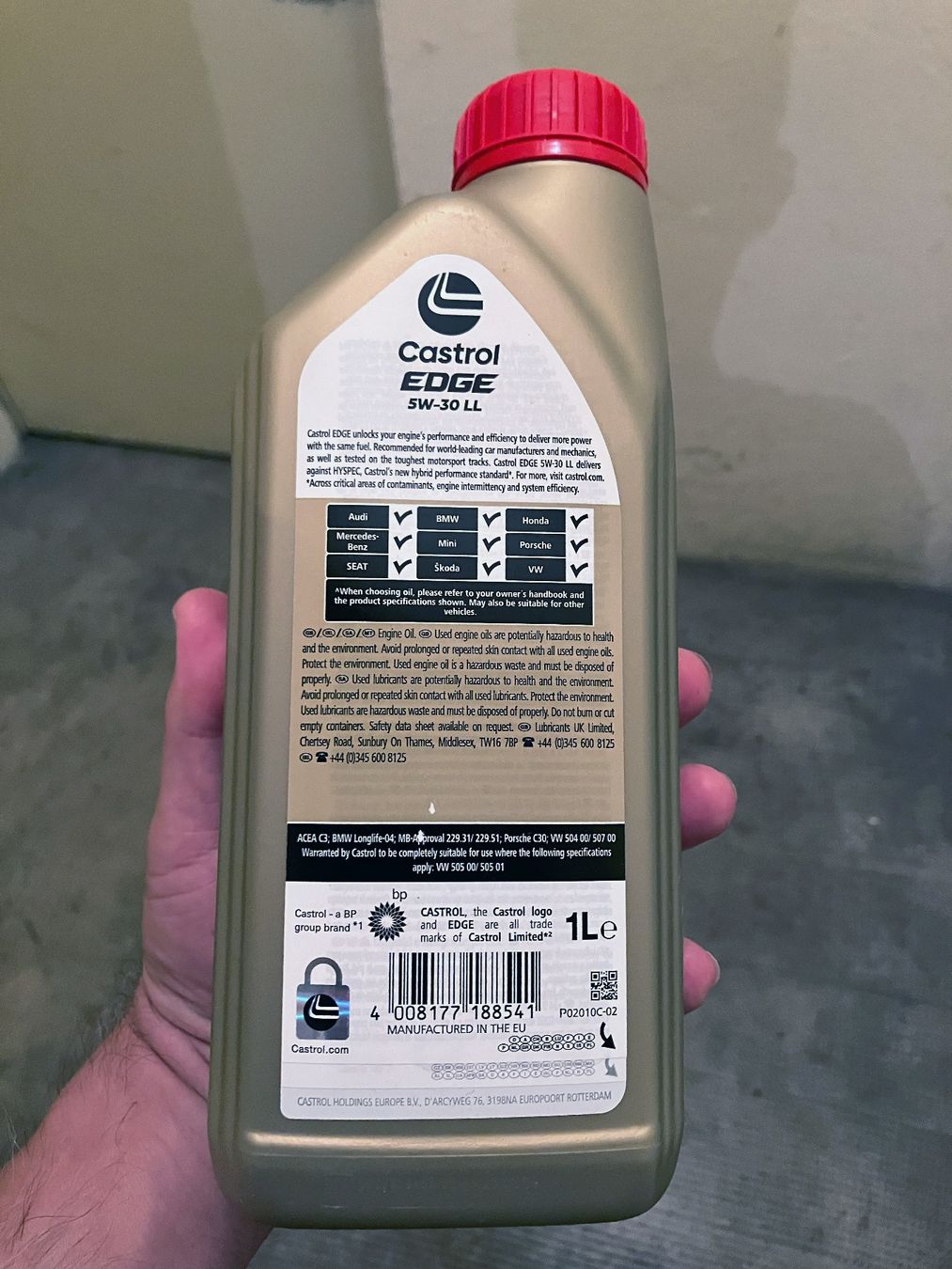 Castrol Oli & Additivi: CASTROL EDGE 5W-30 LL – Nuovo e nell'imballaggio originale da Montreux venduto da Sir.Joseph 1