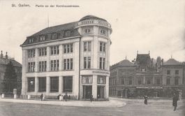 St.Gallen- Partie an der Kornhausstrasse-ungelaufen