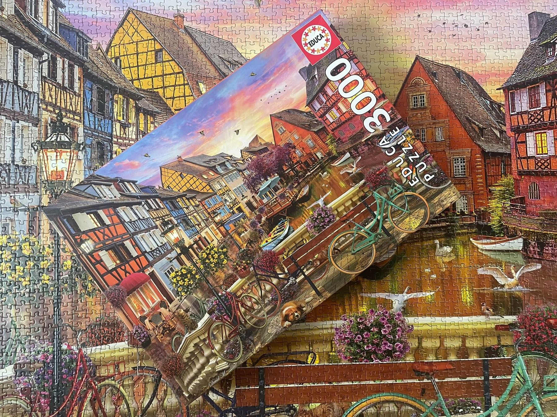 Educa Puzzles: Puzzle 3000 Educa Colmar - auseinandergenommen – Gebraucht aus winterthur von MEAhealingBrush