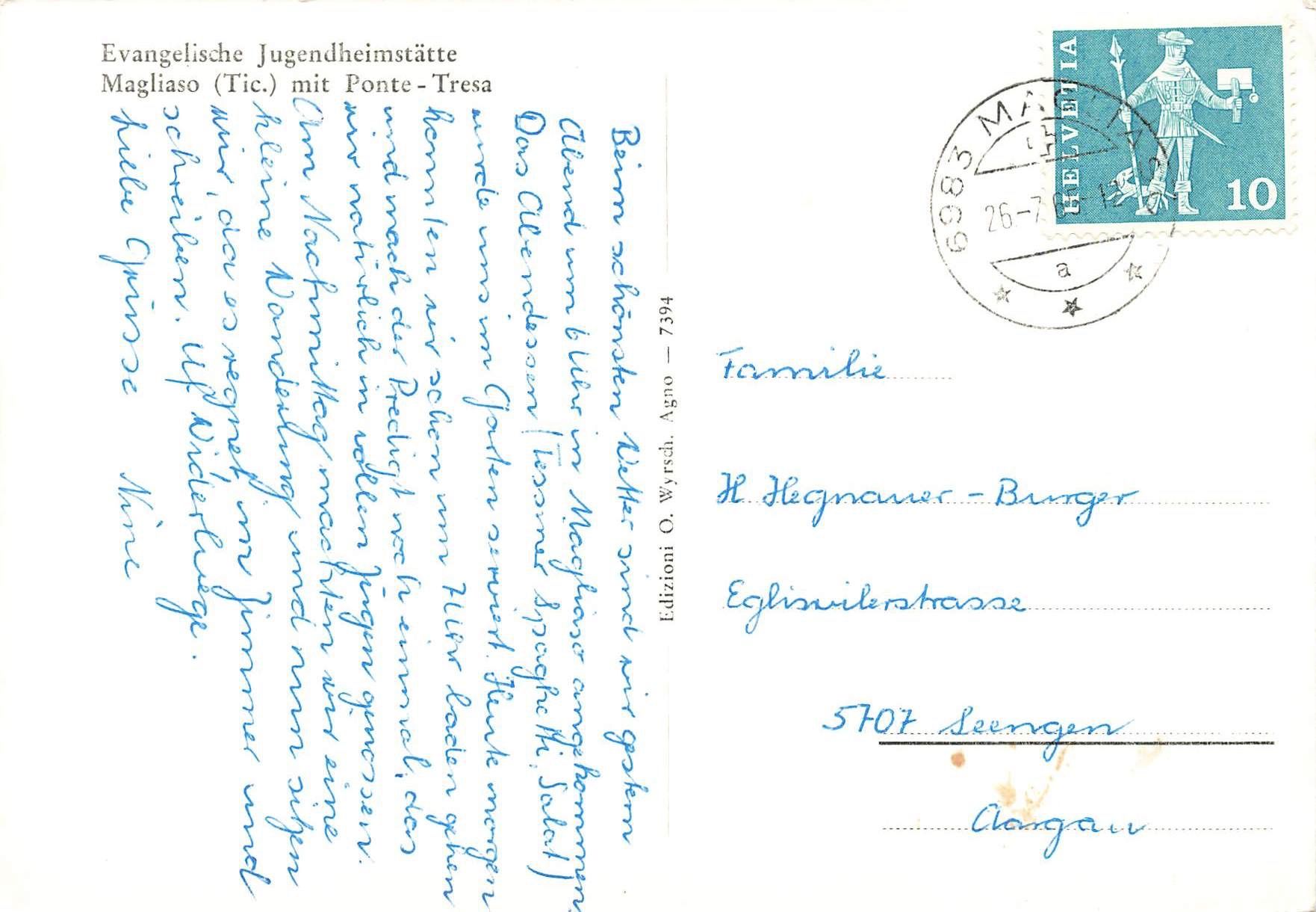 Cartes postales: Magliaso G – D'occasion à Biasca par Blenio71 1