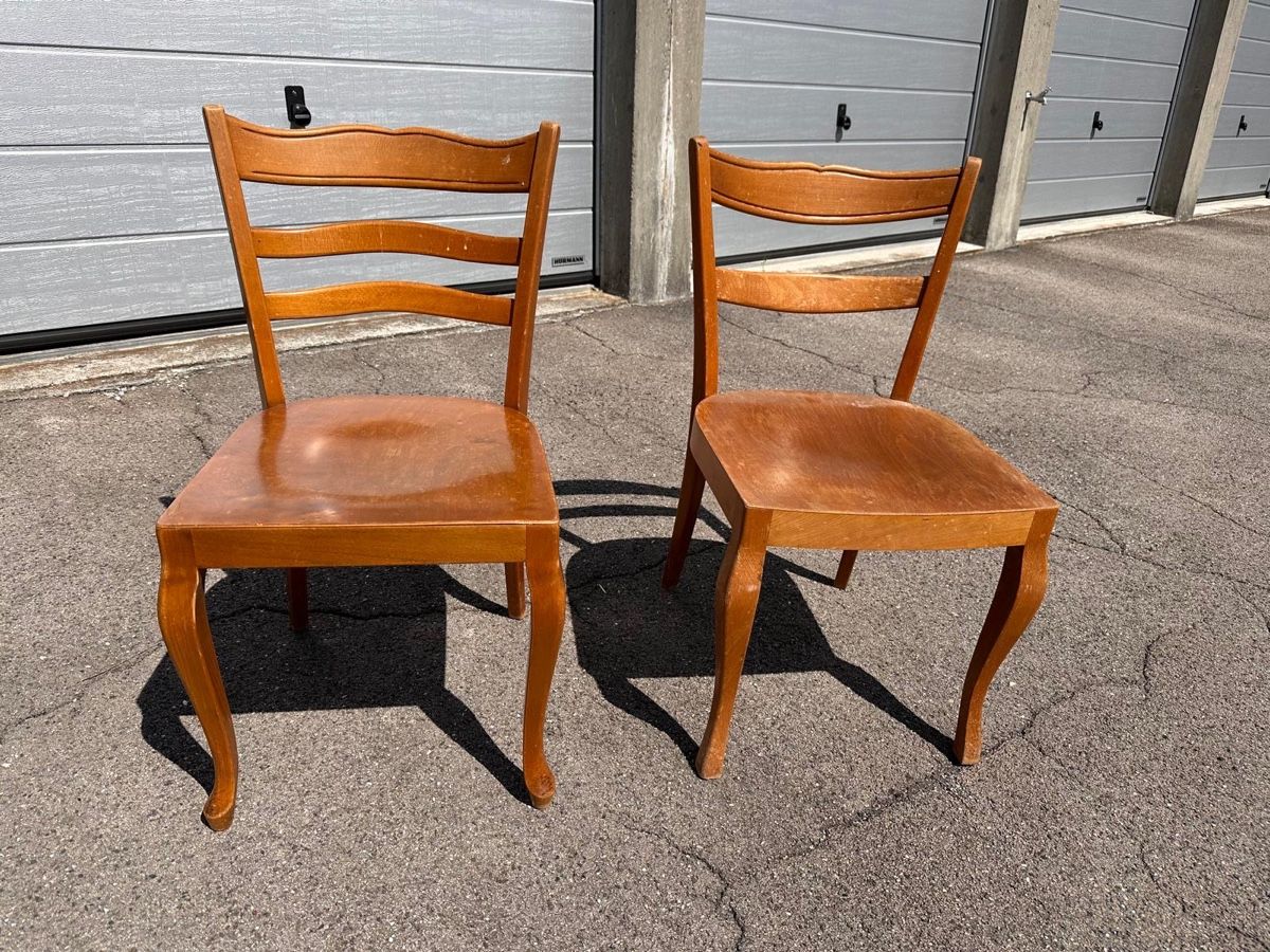 Horgen Glarus Sedie: Deux chaises Horgen Glarus originales – Usato da Moutier venduto da Sparrow2002