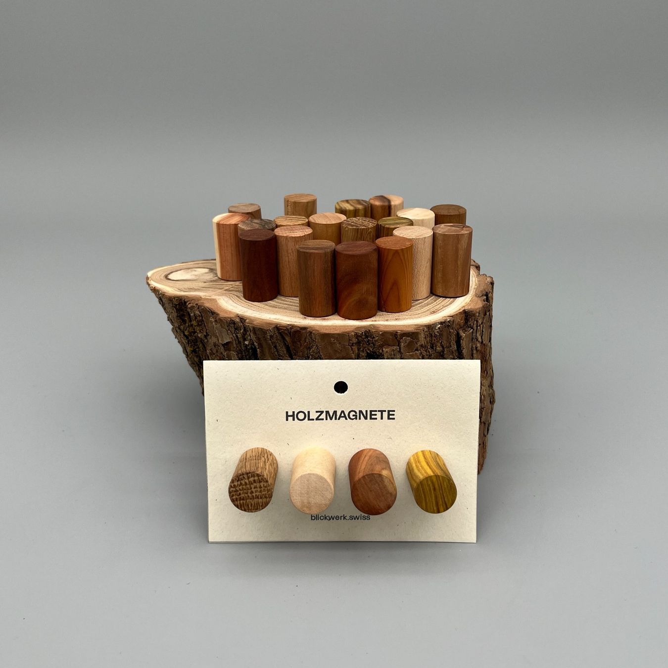 Magnete: Holzmagnete 4er-Set – Neu und originalverpackt aus Oberuzwil von Blickwerk 2