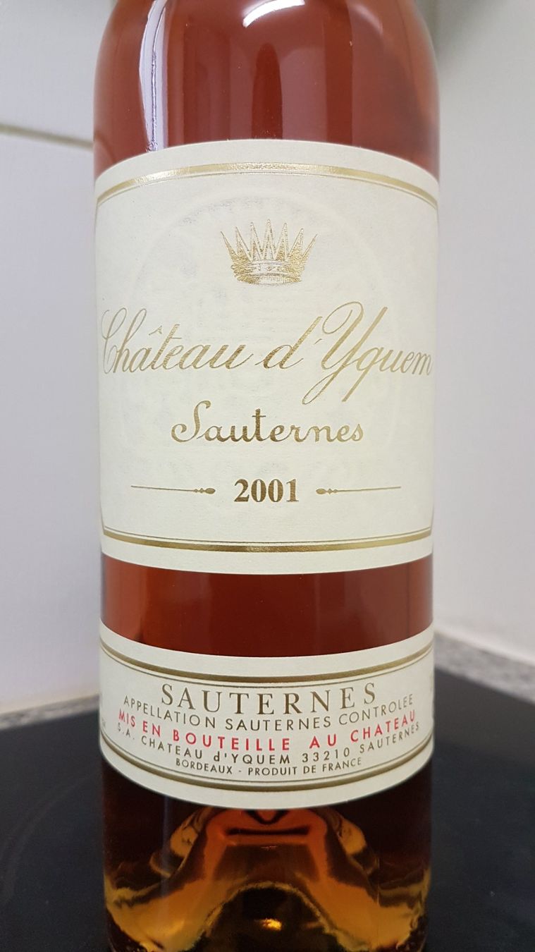 Yquem Vino: Château d'Yquem  2001    75 cl. – Nuovo (secondo la descrizione) da Grenchen venduto da poggione 1