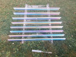 Kristallklangharfe Crystal harp 432 Hz,  C-Dur inkl. Koffer