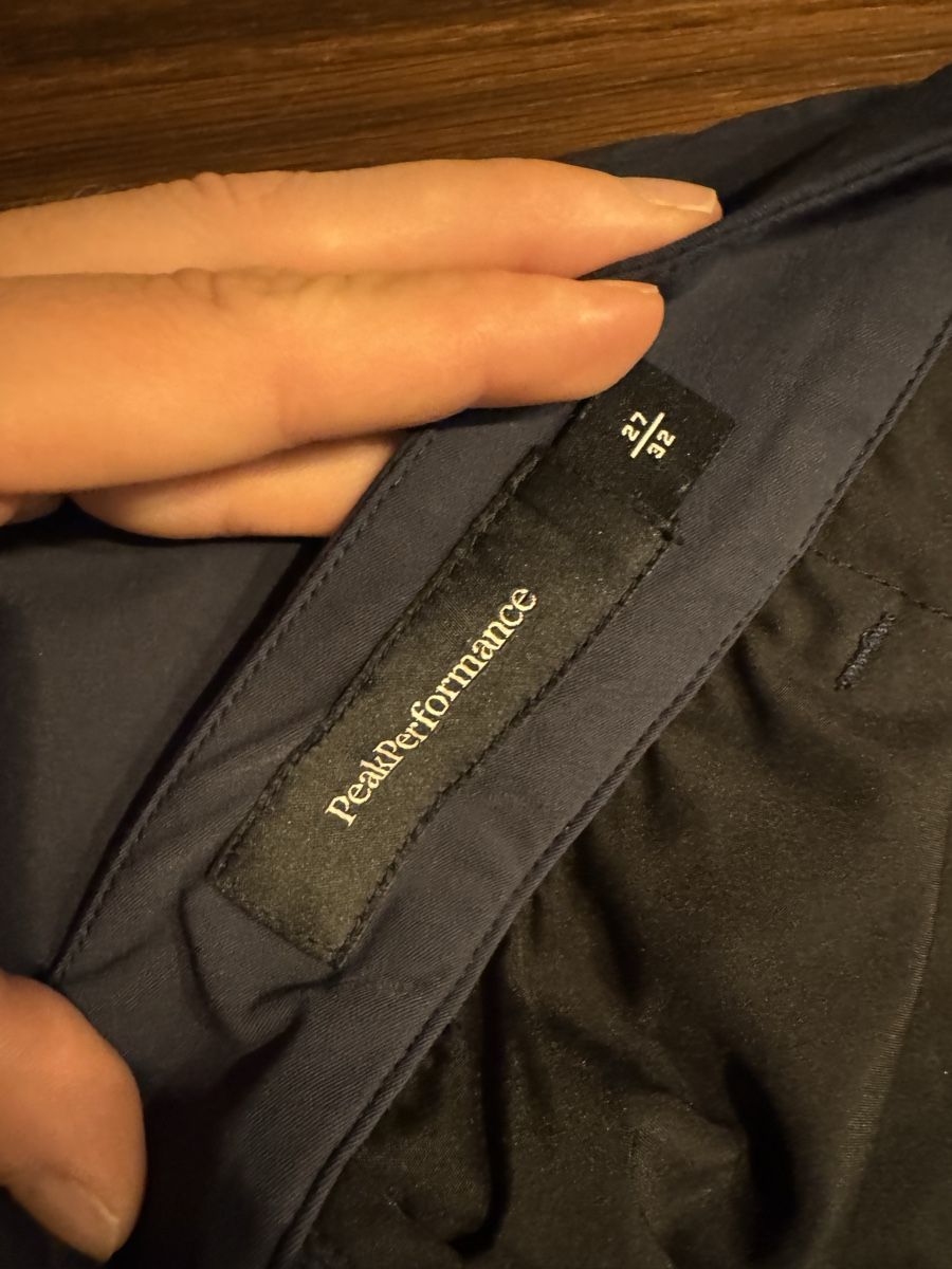 Peak Performance Pantaloni: Blaue Golfhose der Marke Peak Performance – Nuovo (secondo la descrizione) da Sursee venduto da ste_zr96 6