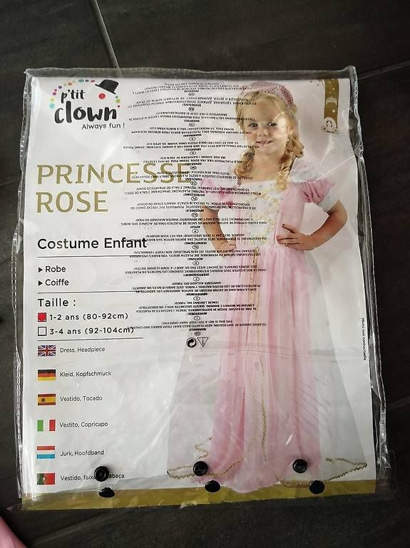 Costumes: Prinzessinnenkostüm 1 bis 2 jährig – D'occasion à Ottenbach par Acki_la 1