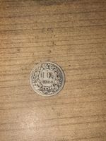 Seltener 1 Schweizer Franken Silber Münze Jahrgang 1899