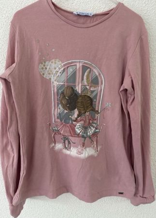 Mayoral Shirt, Grösse 134,Top Zustand, Mädchen, altrosa