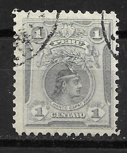 Tutti i francobolli: Peru 1909: Gründer des Inkareiches – Usato da Zürich venduto da Rainstamps