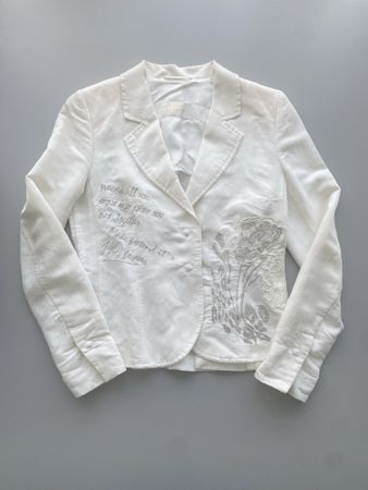 Airfield Blazer Jacket Jacke Gr. 36 weiss bis off-white 