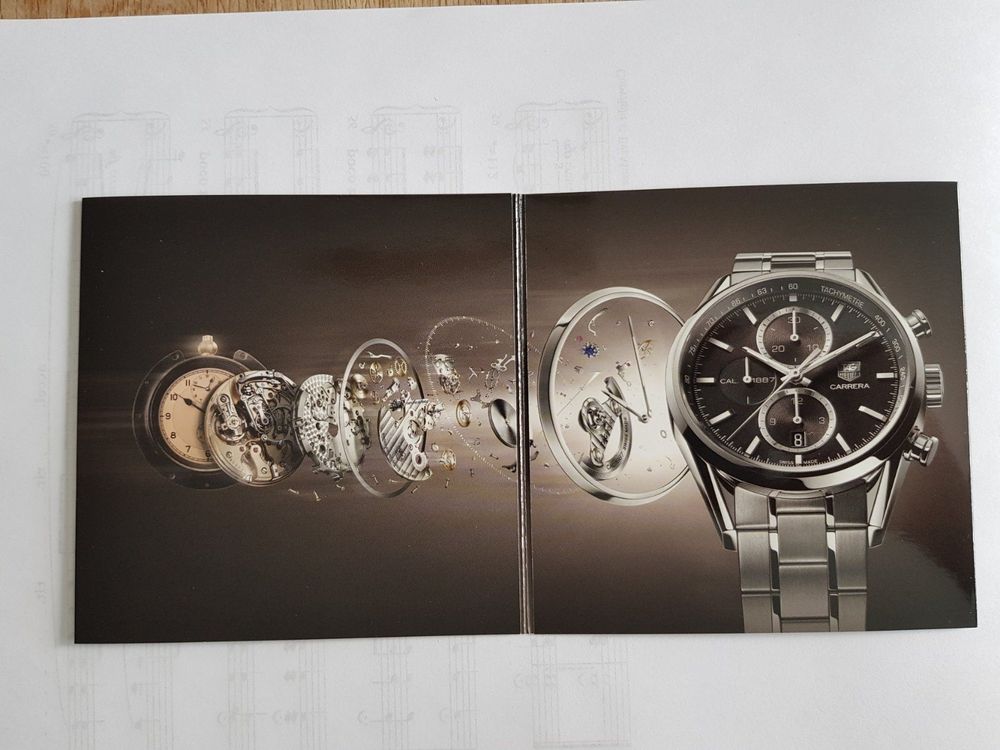 Tag Heuer calibre 16 mode d emploi pub Acheter sur Ricardo