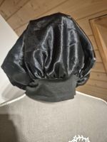Schlafhaube Satiniert schwarz elastisch guter Zustand Temu