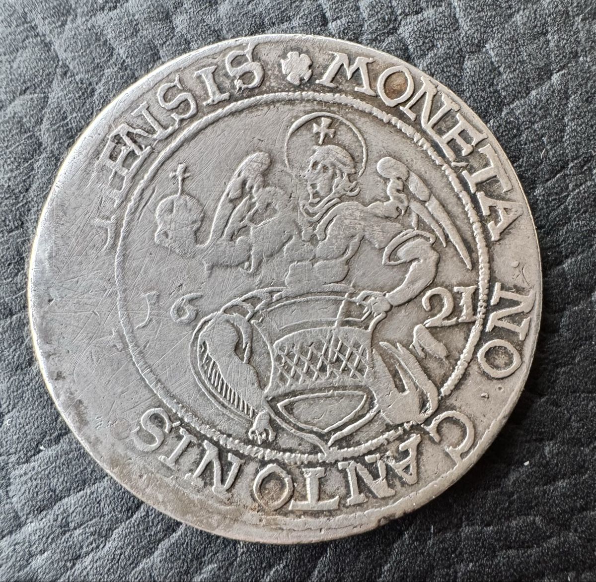 Alle Münzen: Zug - 1 Taler 1621 – Gebraucht aus Meilen von coins4sale