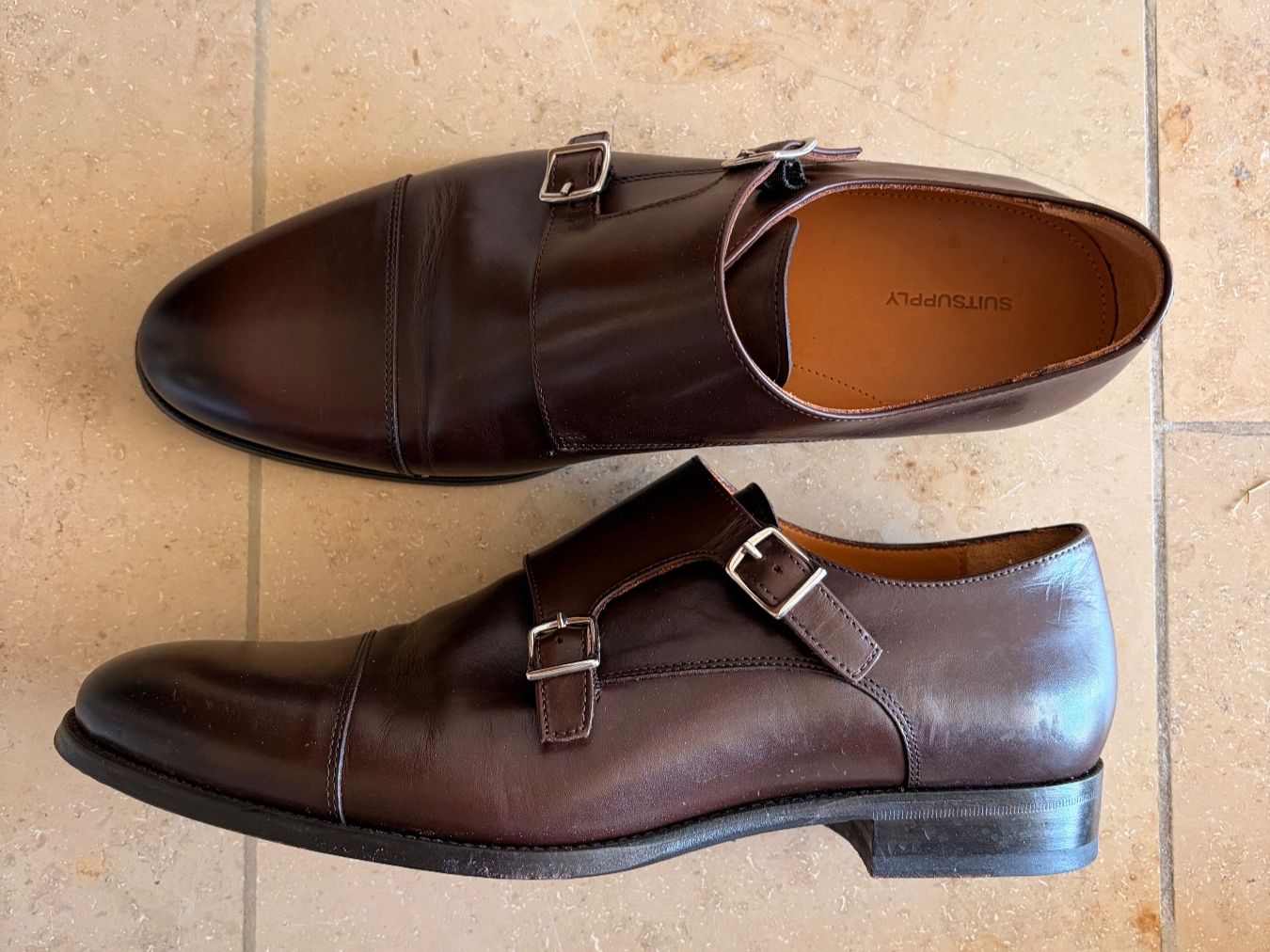 Suitsupply Herrenschuhe: SuitSupply Double Monks - 44.5 – Gebraucht aus Meilen von LLM02