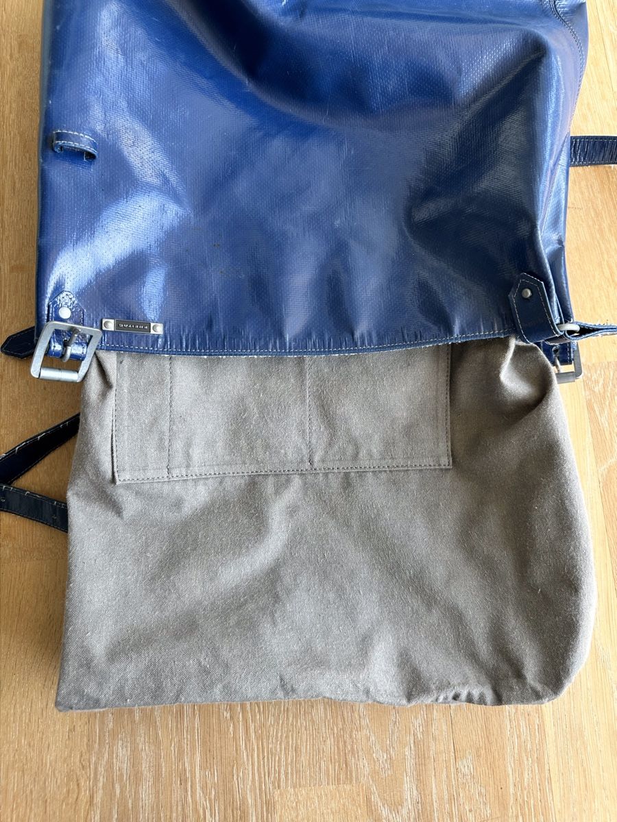 Freitag Borse: Freitag Reference Morgenson R122 Shopper/ Tasche, blau – Usato da Meilen venduto da luc_pg8f 7