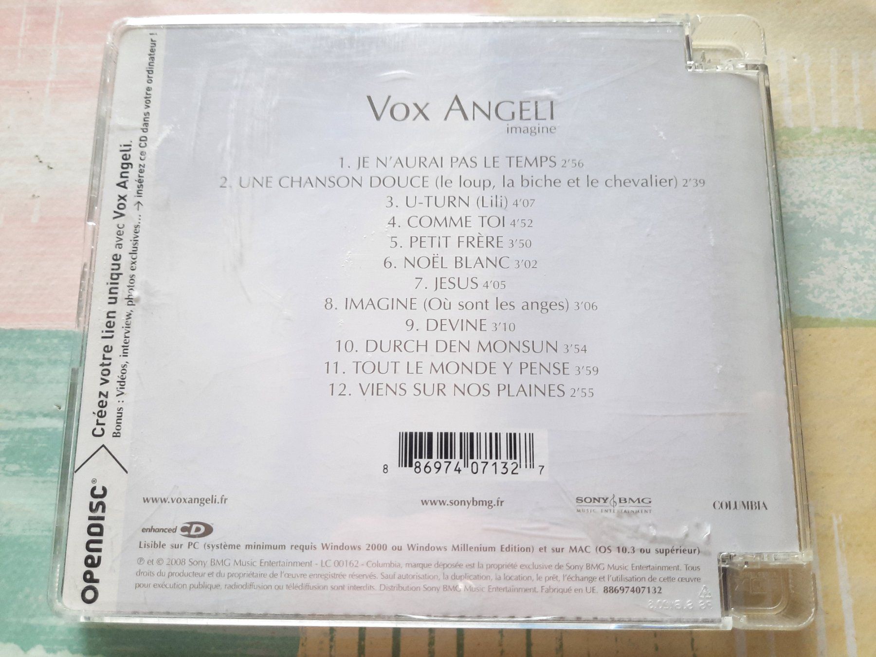 CDs: Cd Vox Angeli - Imagine  – Gebraucht aus Pully von bro_n52j 1