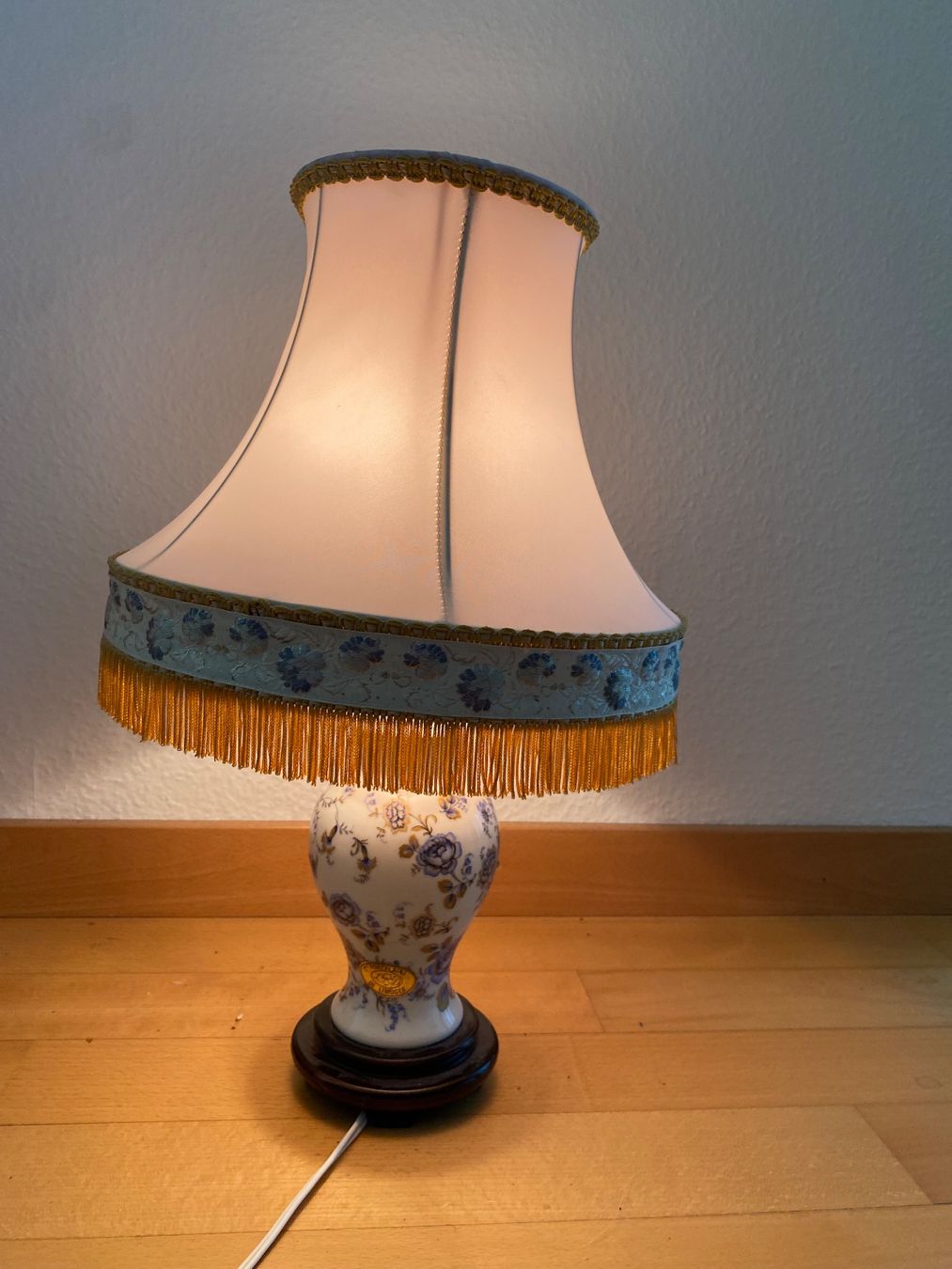 Lampade: Limoges Tischlampe blau gold 40cm – Usato da Wallisellen venduto da skorpion-11 1