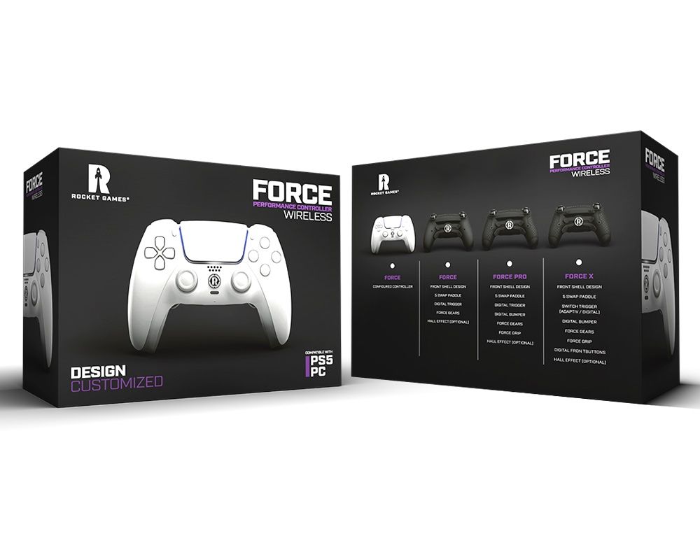 Rocket Games Controller: PS5 Controller / Rocket Games Force X TMR Sinalco – Usato da Bern venduto da JoVee 7