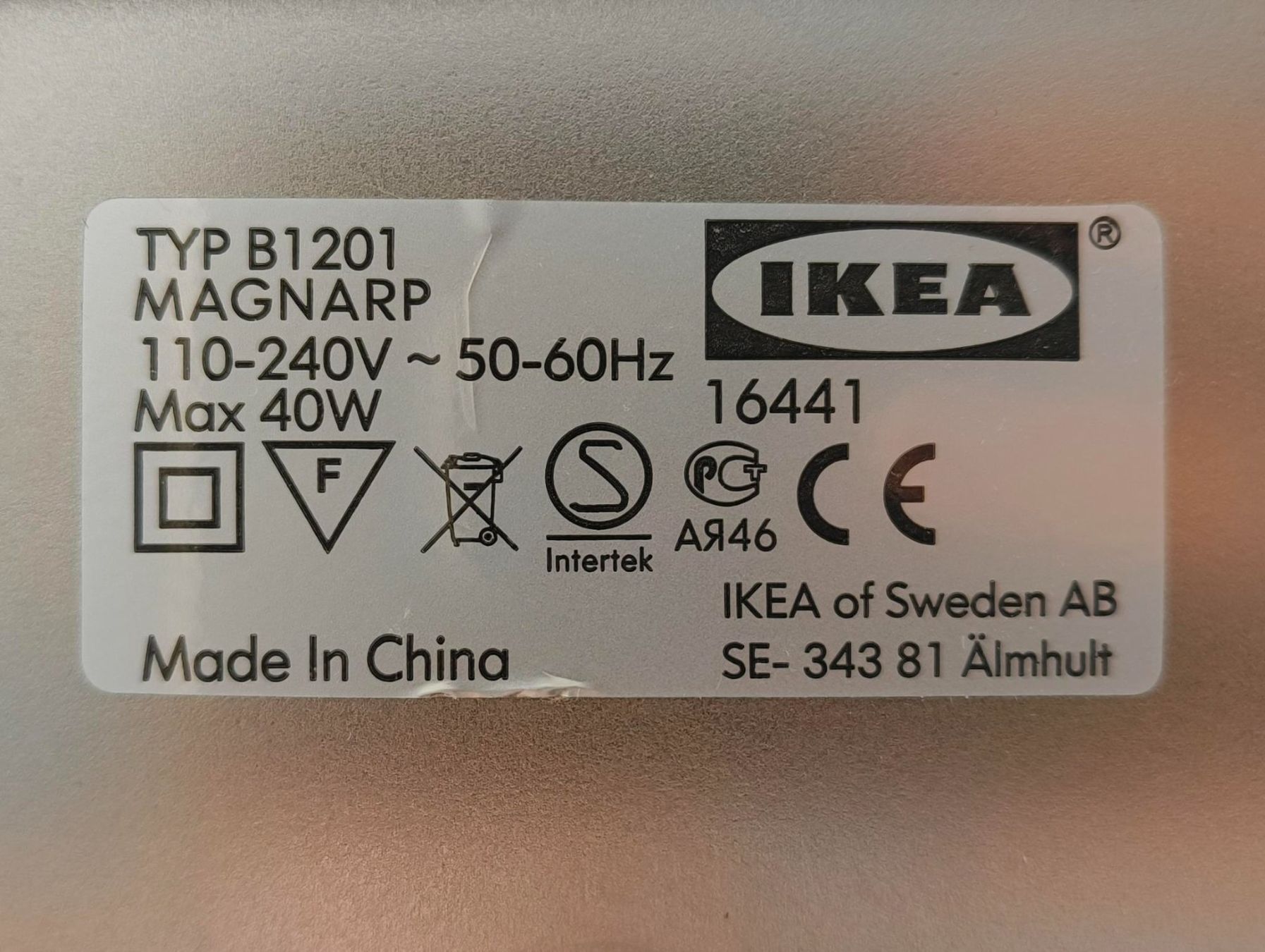 Ikea Lampade: Ikea Tischlampe MAGNARP – Usato da Zürich venduto da LiK17 5