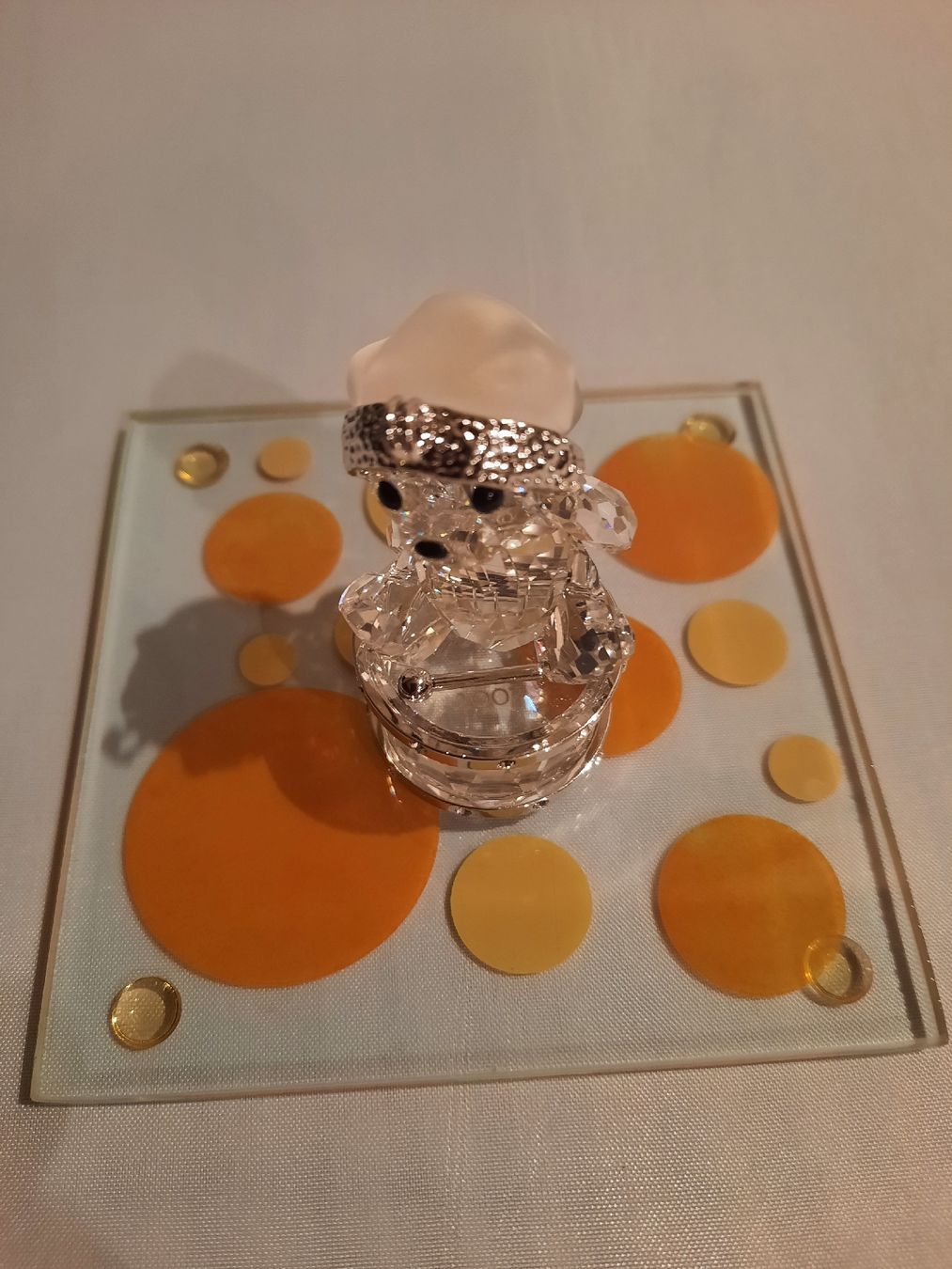Swarovski Statuette: Swarovski  - Kris Bär mit Trommel  2007 – Usato da Vaduz venduto da DIESEL_60