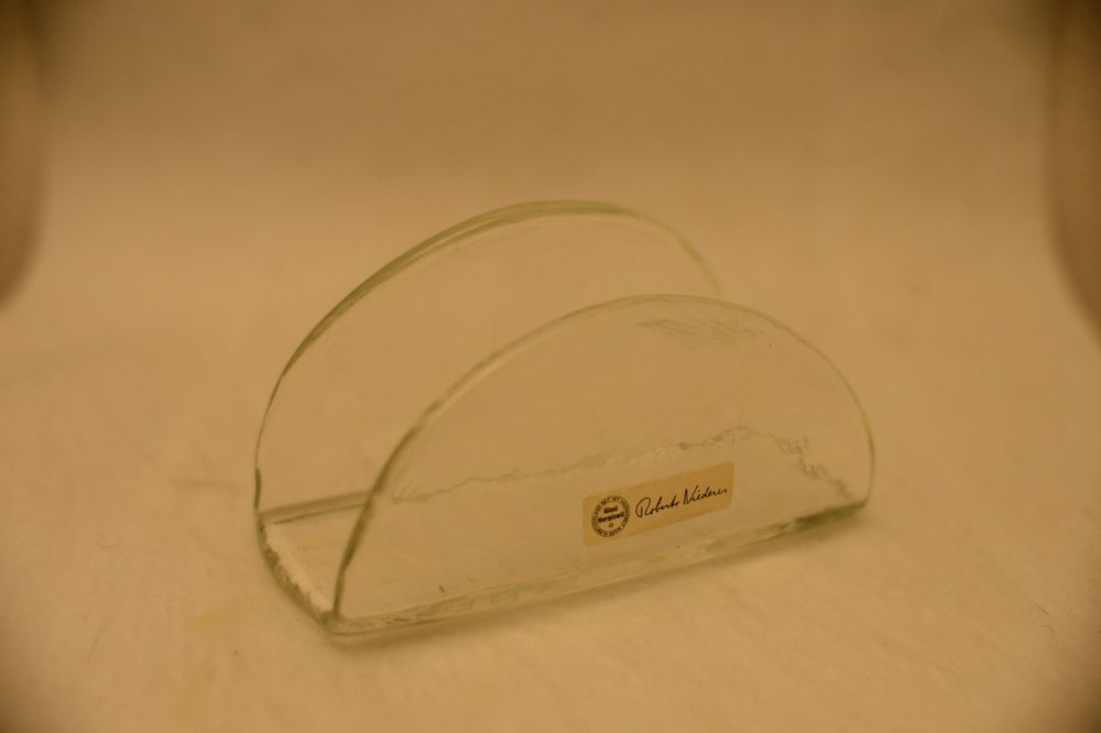 Sumnacon Serviettenhalter Aus Glas Mit Goldrahmen – Vertikaler Halter Für Servietten & Handtücher, 22,9x5,8x9,9 Cm