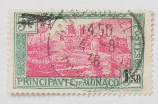 Alle Briefmarken: Briefmarke Monaco – Gebraucht aus Schöftland von Ricki45