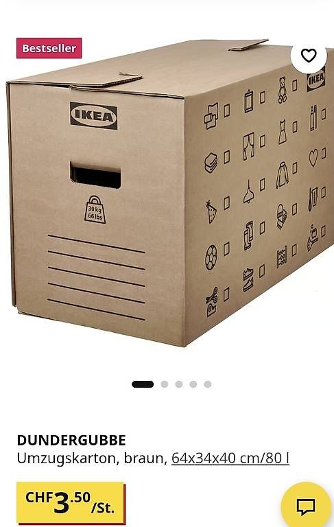 Cartoni: Umzugkartons von IKEA – Usato da Pfeffingen venduto da Dubidu02