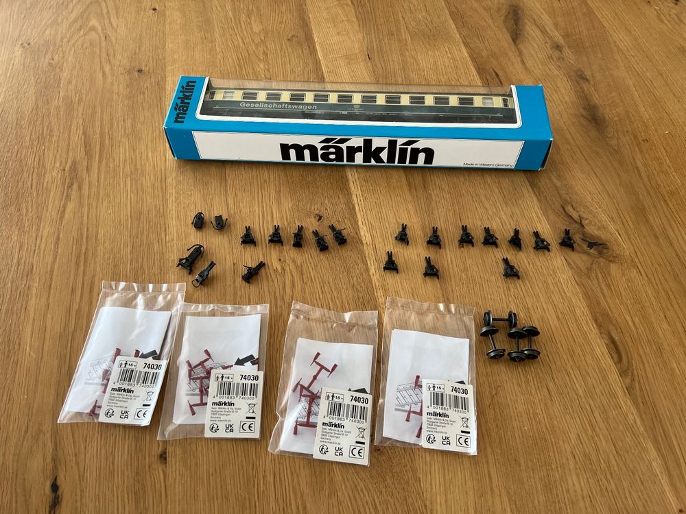 Set Arredamento Interno Märklin H0 (5 Pezzi) - Stampa 3D - Mausis 3D Druck - Nuovo - Foto 4