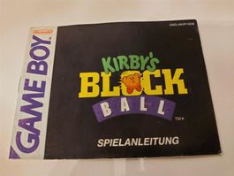 Kirbys Black Ball nur Spieleanleitung GB