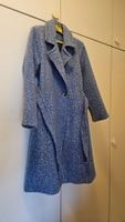 Cappotto azzurro in poliestere
