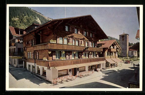Ansichtskarten: AK Adelboden, Hotel Bären – Gebraucht aus Berlin von bartko-reher