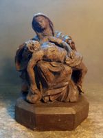Antike Pieta Holz Skulptur Volkskunst