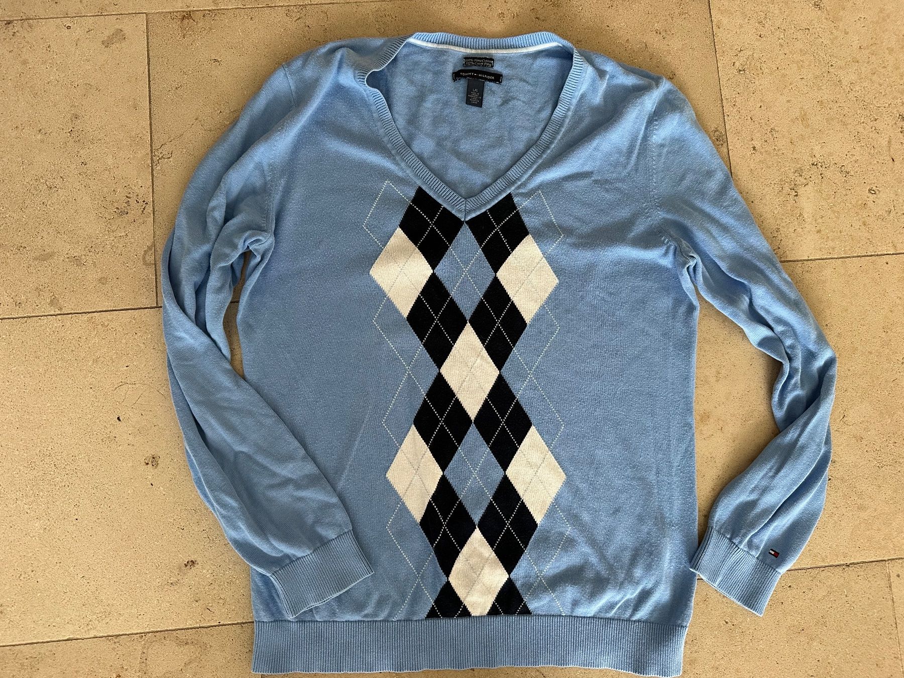 Tommy Hilfiger Maglioni & Felpe: Pullover Tommy Hilfiger Argyle L Frauen – Usato da Buchs SG venduto da Sunie