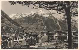 Seelisberg (UR) – Terrasse des Hotels Bellevue