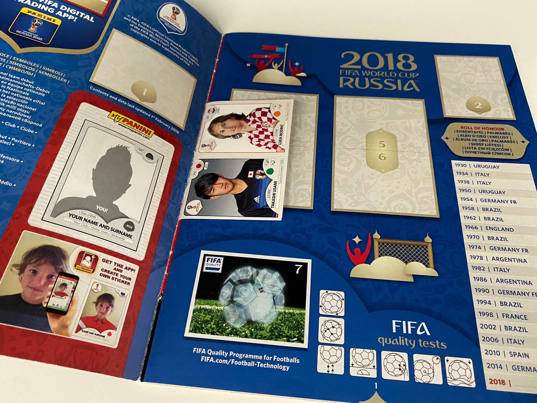 Panini Album: Panini Leeralbum World Cup Russland 2018 – AUT-Version – Usato da Hergiswil LU venduto da FcMalkov 1